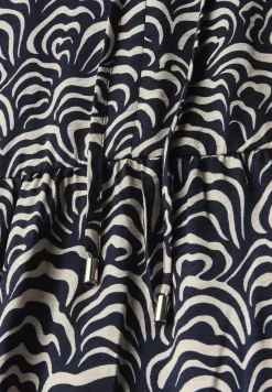 Tunika-Kleid mit Volants