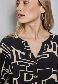 Tunika mit Smock-Details