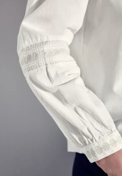 Tunika mit Stickdetail