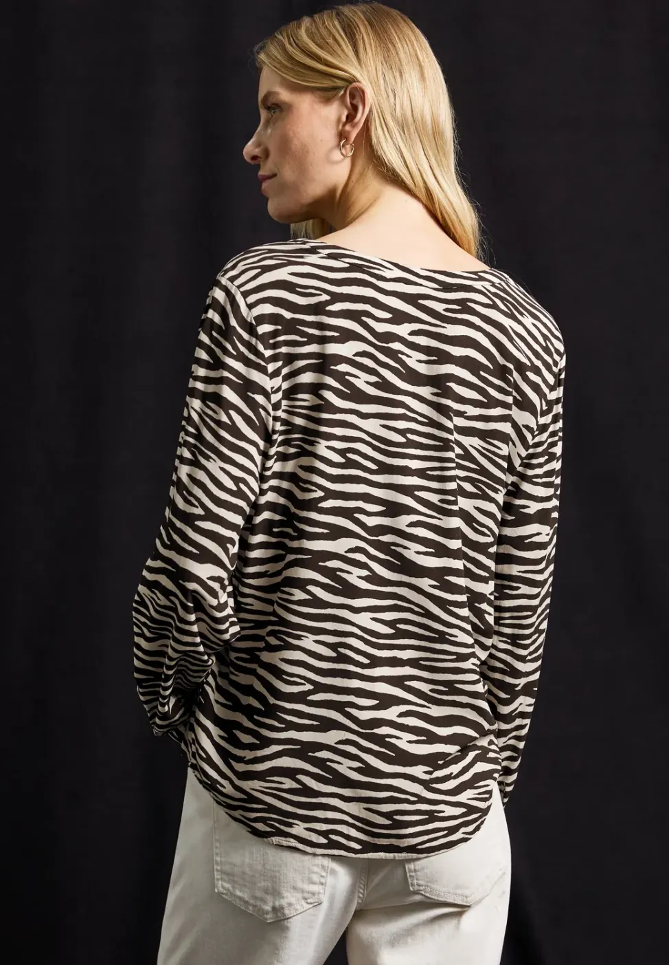 Tunika mit Zebra Print