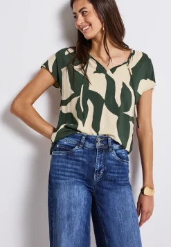 Tunika-Shirt mit Print