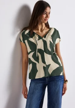 Tunika-Shirt mit Print
