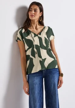 Tunika-Shirt mit Print