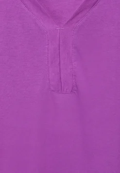 Tunika T-Shirt in Unifarbe