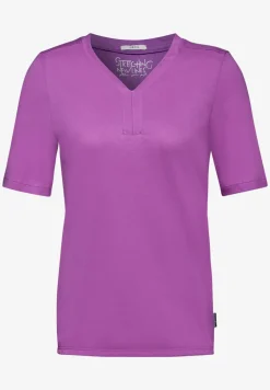 Tunika T-Shirt in Unifarbe