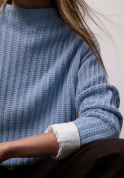 Turtleneck Strukturpullover