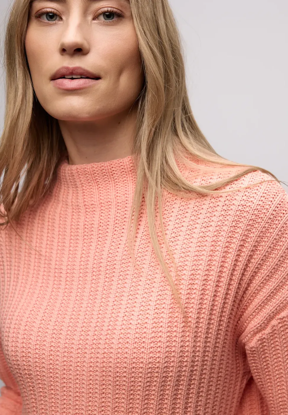 Turtleneck Strukturpullover