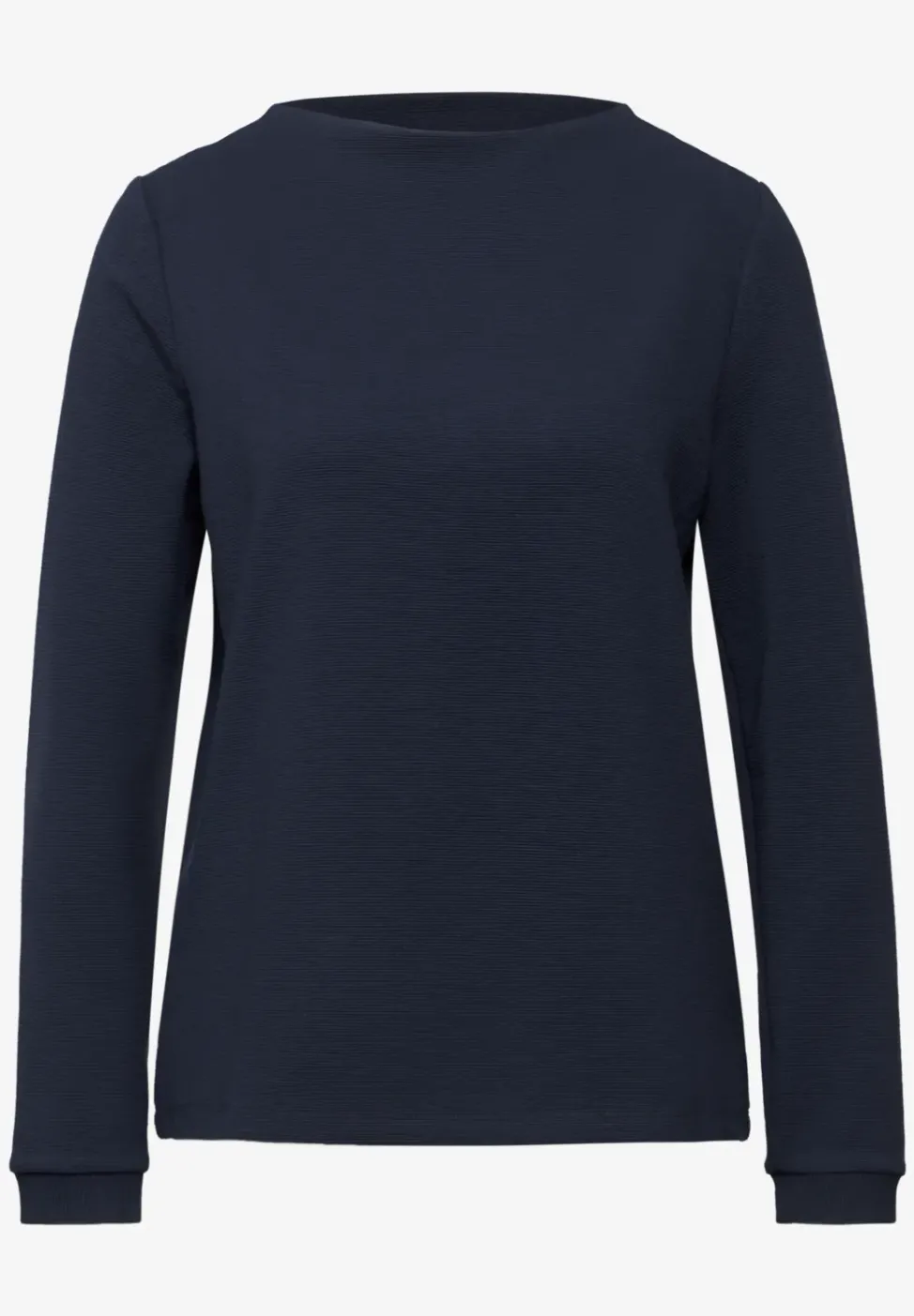 Turtleneck Struktur-Shirt