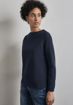 Turtleneck Struktur-Shirt
