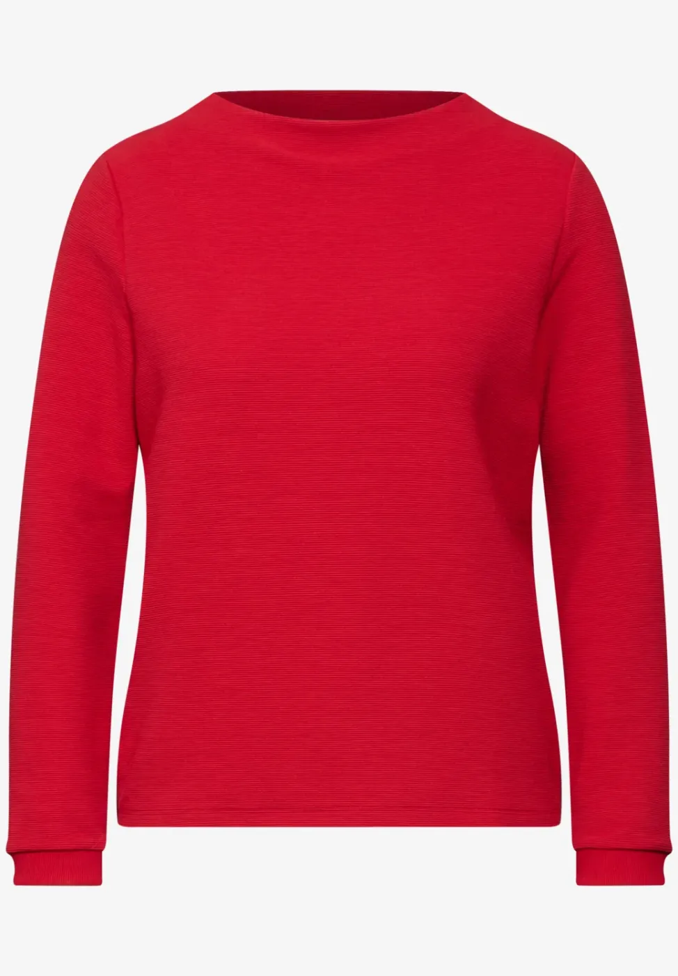 Turtleneck Struktur-Shirt