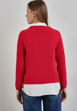 Turtleneck Struktur-Shirt