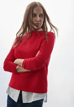 Turtleneck Struktur-Shirt