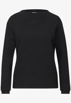 Turtleneck Struktur-Shirt