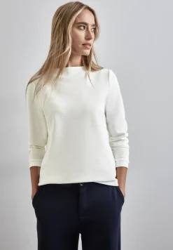 Turtleneck Struktur-Shirt
