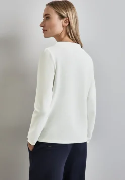 Turtleneck Struktur-Shirt
