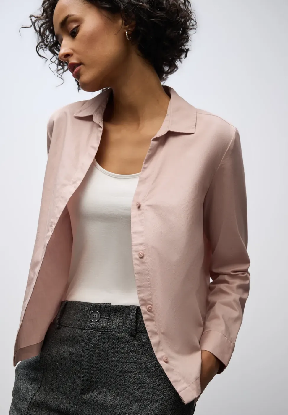 Twill Hemdbluse