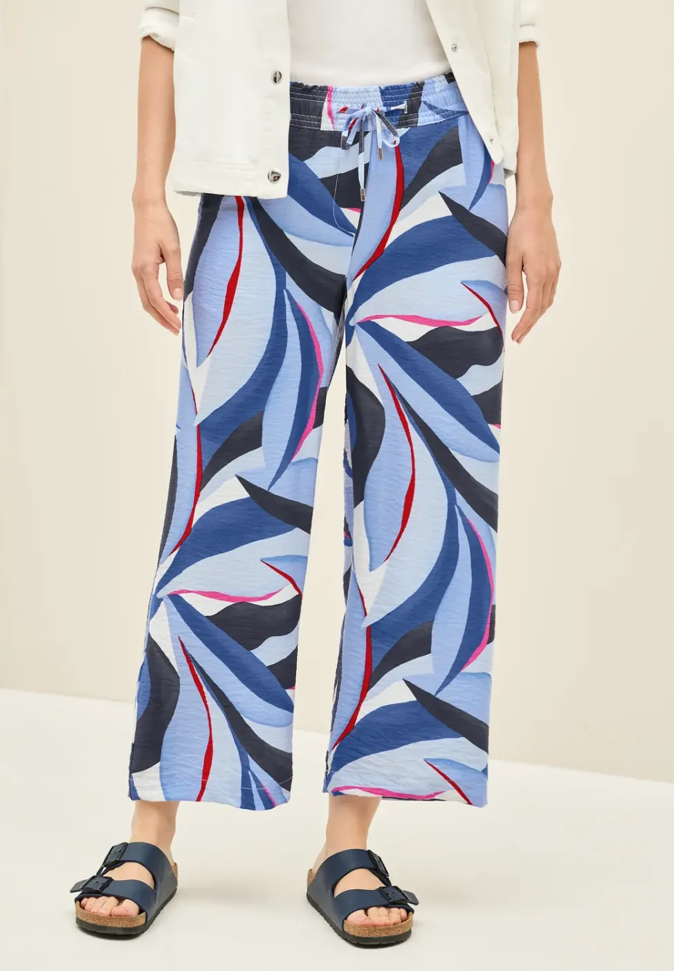 7/8 Twill-Hose mit Struktur