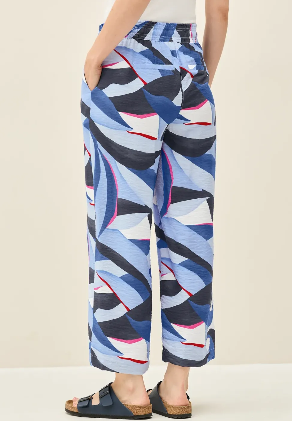7/8 Twill-Hose mit Struktur