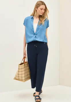 7/8 Twill-Hose mit Struktur
