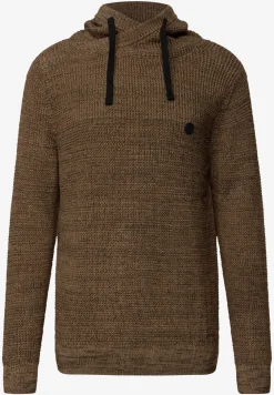 Two Tone Funnelneck Pullover