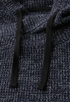 Two Tone Funnelneck Pullover