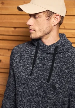 Two Tone Funnelneck Pullover
