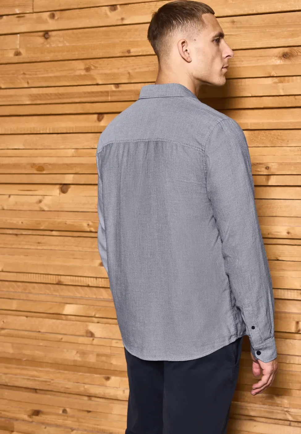 Two Tone Strukturhemd