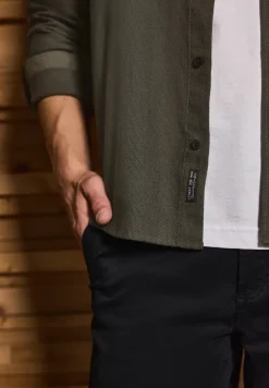 Two Tone Strukturhemd
