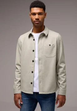 Two Tone Twill Overshirt