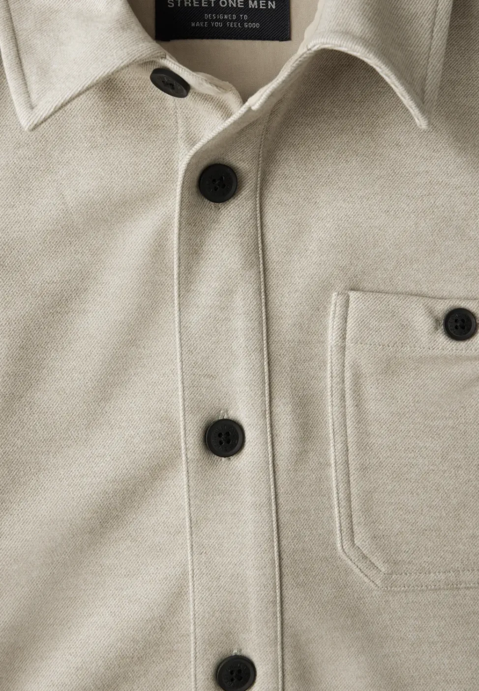 Two Tone Twill Overshirt