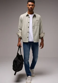 Two Tone Twill Overshirt