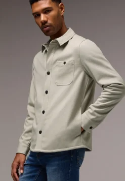 Two Tone Twill Overshirt