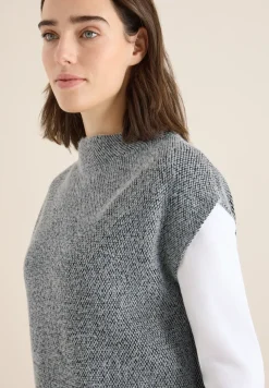 Two-Tone Federgarn Pullunder