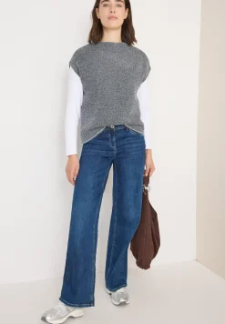 Two-Tone Federgarn Pullunder