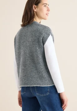 Two-Tone Federgarn Pullunder
