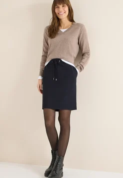 Two-Tone Jogg Skirt