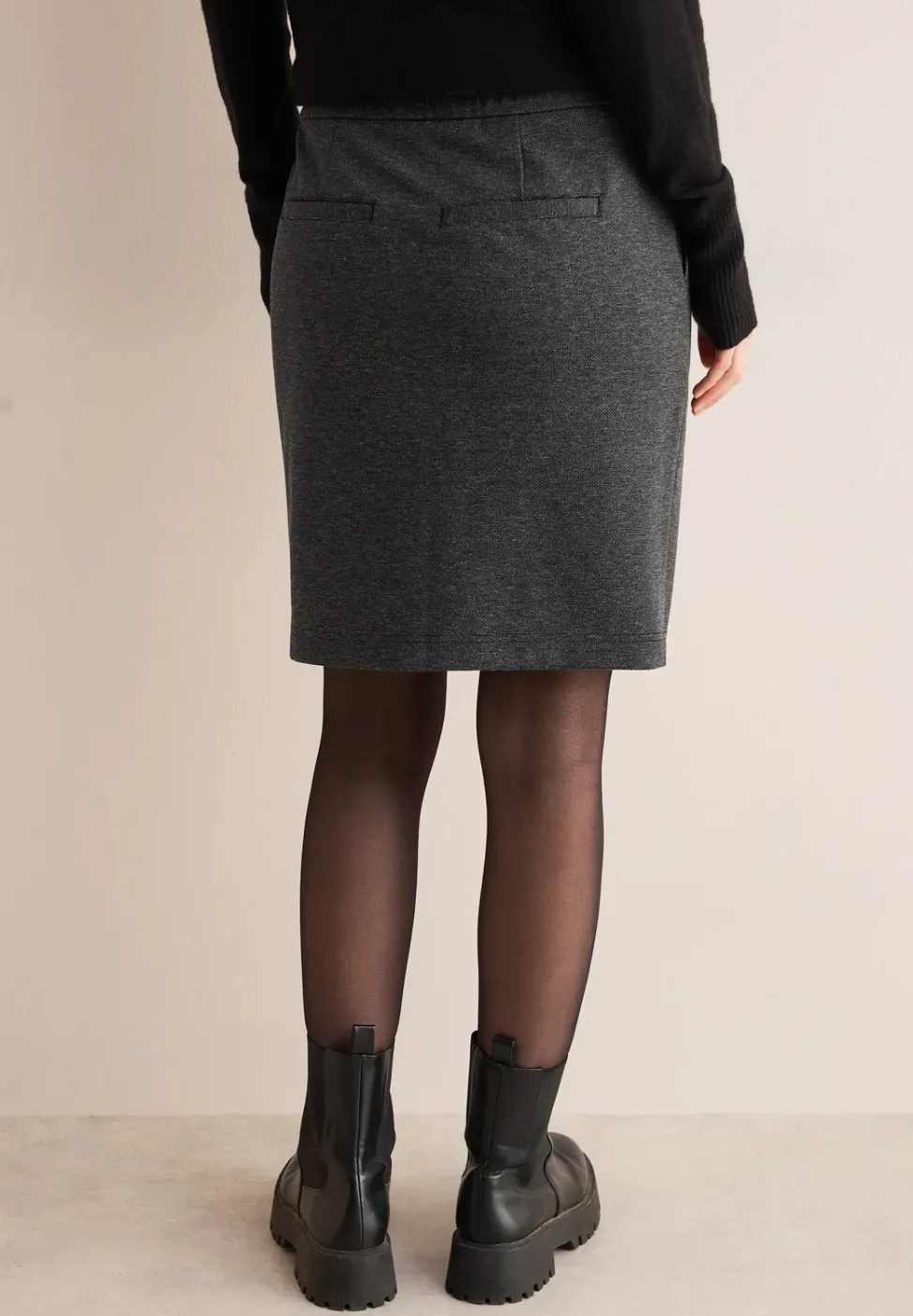 Two-Tone Jogg Skirt