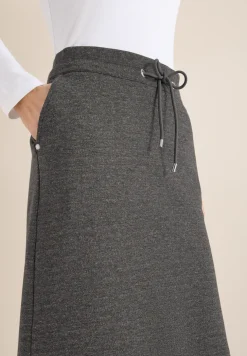 Two-Tone Melange Jogg Skirt