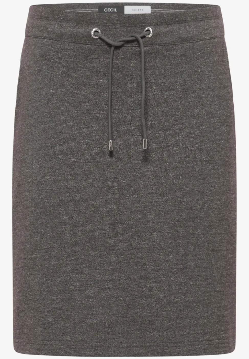 Two-Tone Melange Jogg Skirt