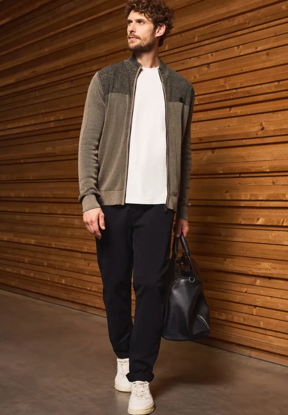 Two-Tone Strukturjacke
