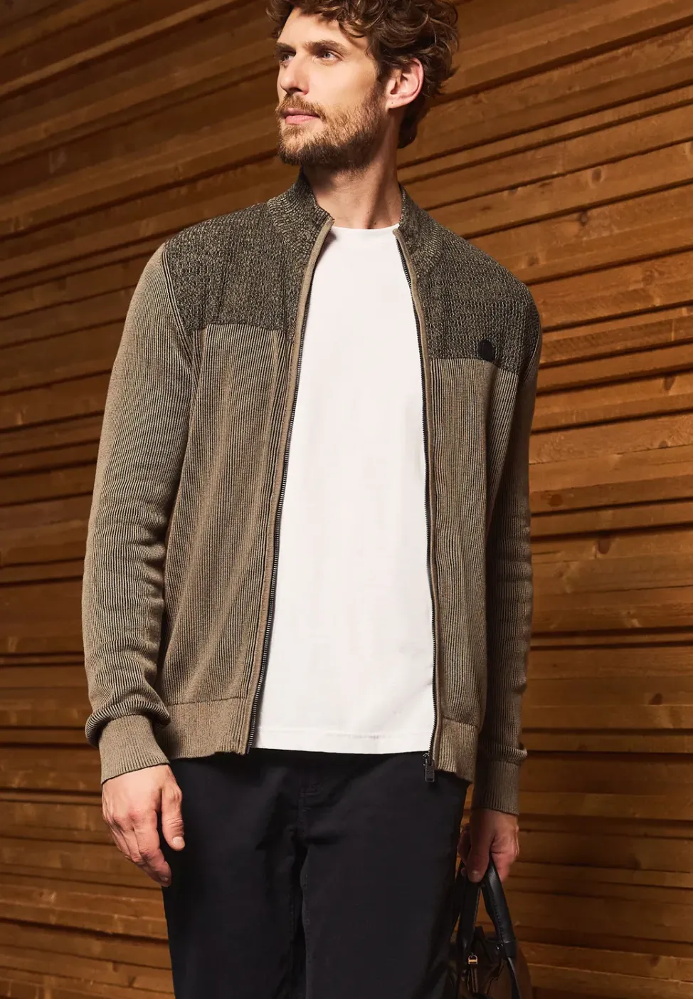 Two-Tone Strukturjacke