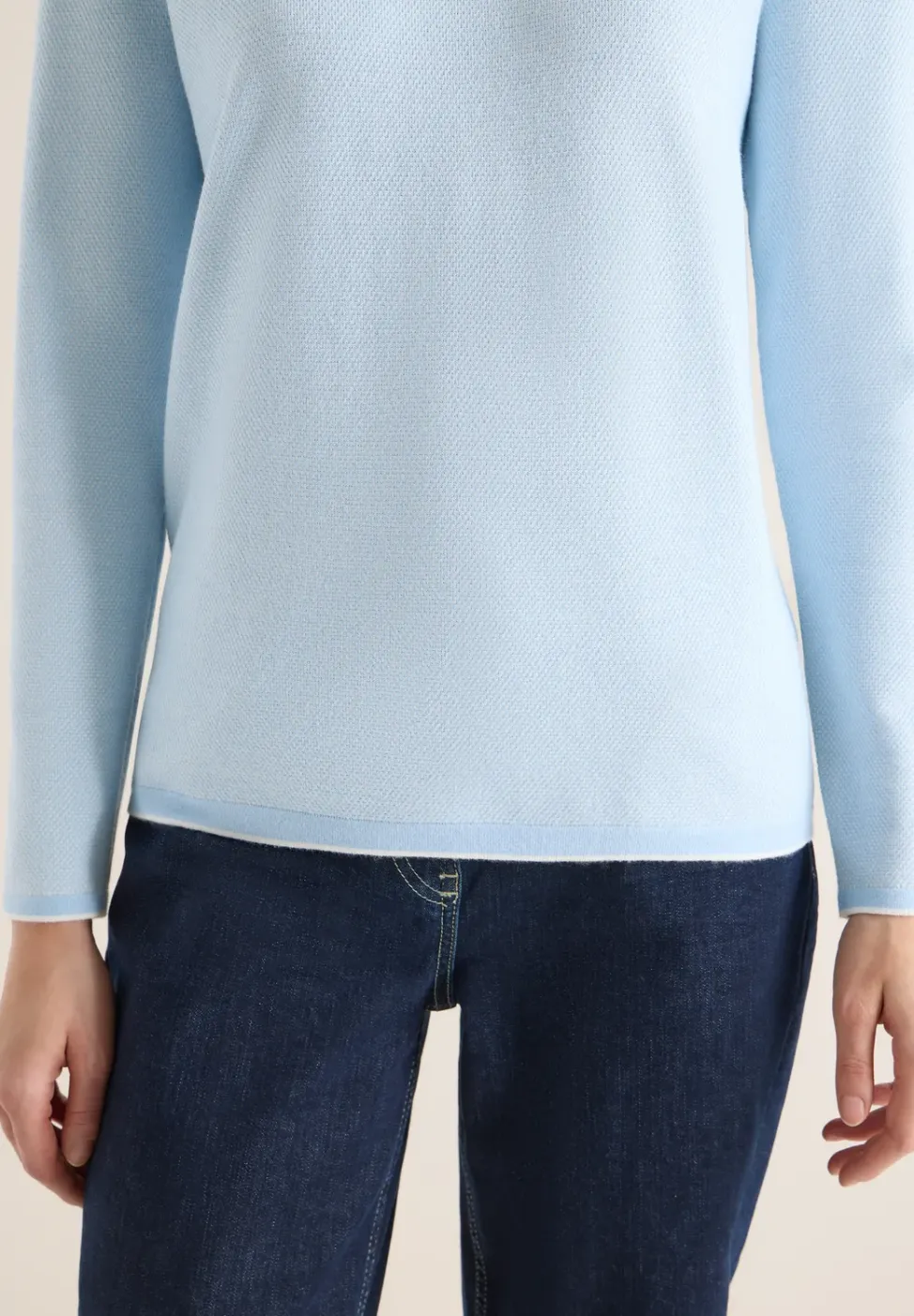 Two-Tone Pullover
