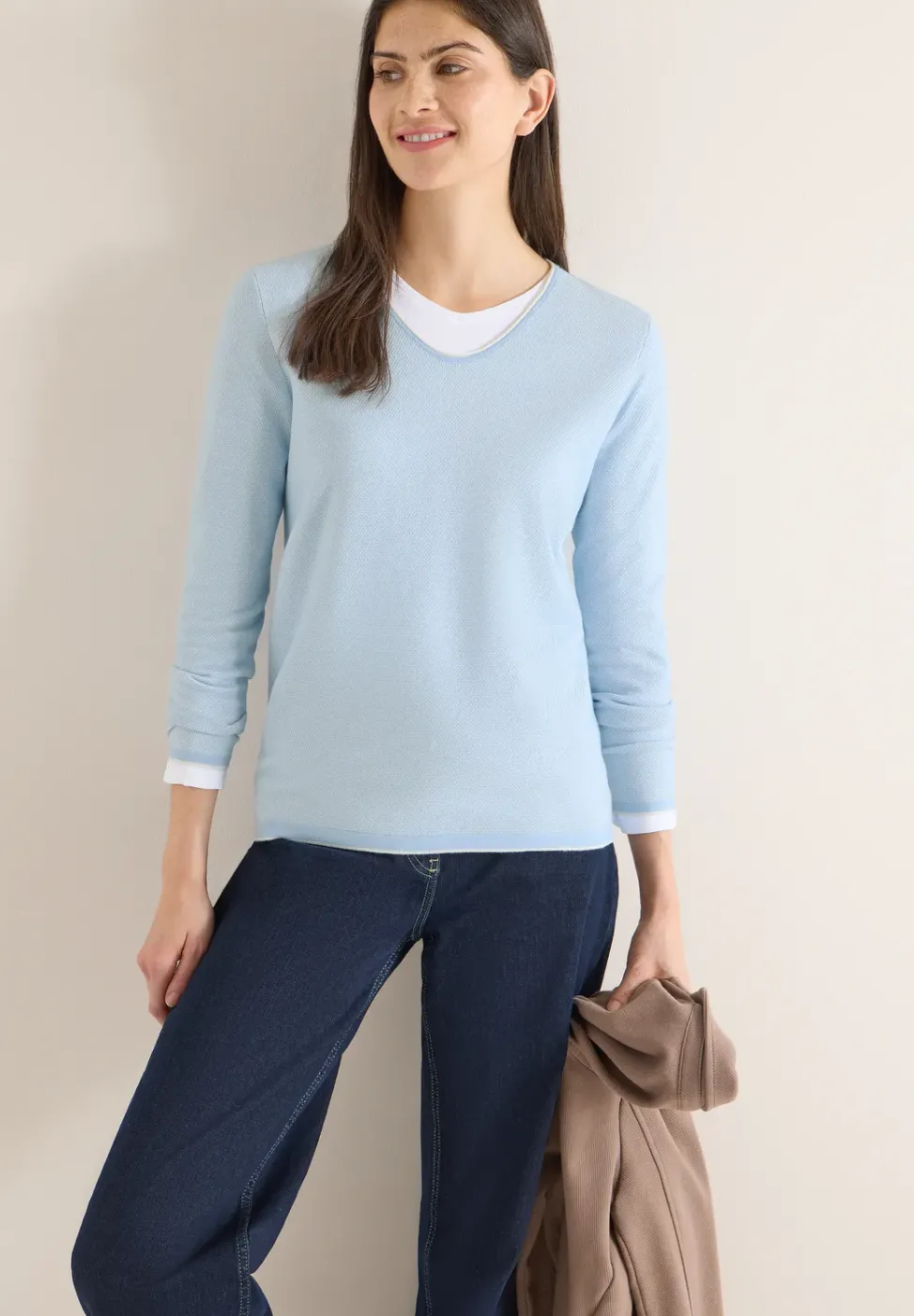 Two-Tone Pullover