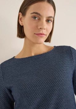 Two-Tone Strukturpullover