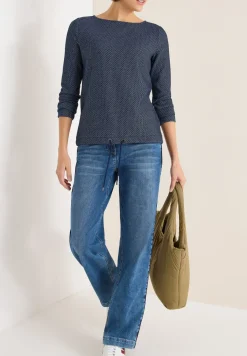 Two-Tone Strukturpullover