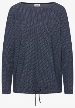 Two-Tone Strukturpullover