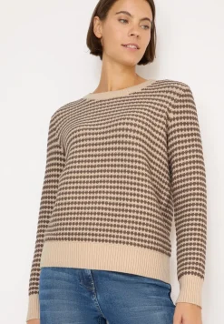 Two-Tone Strukturpullover