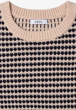 Two-Tone Strukturpullover