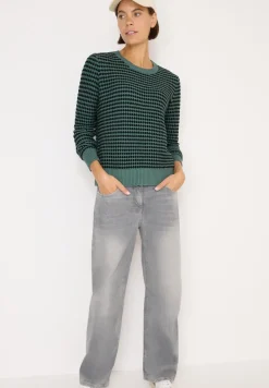 Two-Tone Strukturpullover