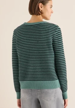 Two-Tone Strukturpullover